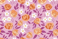 Homage Main Floral on Aqua