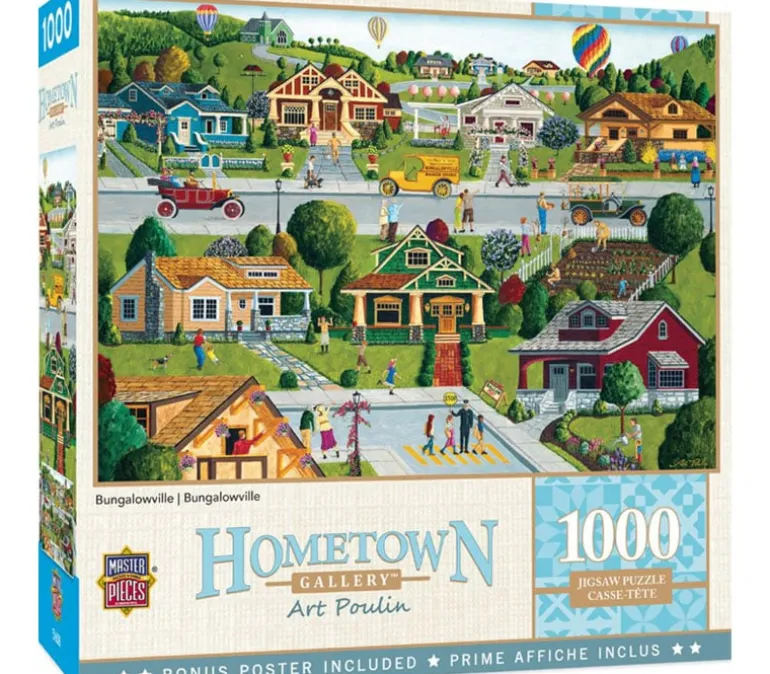 Hometown Gallery Bungalowville Puzzle – 1000 Piece