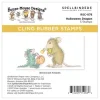 House-Mouse Halloween Dragon Cling Rubber Stamp Set