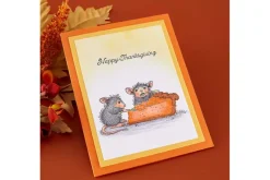 House-Mouse Holiday Dreams Cling Rubber Stamp Set