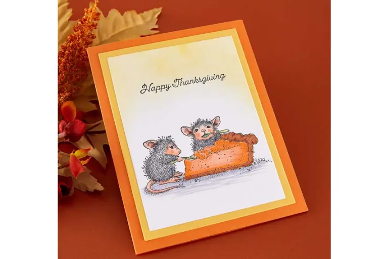 House-Mouse Holiday Dreams Cling Rubber Stamp Set