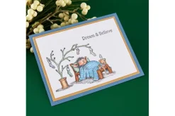House-Mouse Holiday Dreams Cling Rubber Stamp Set