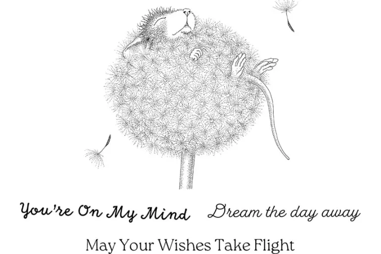 House- Mouse Party Parade Cling Rubber Stamp
