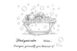 House- Mouse Party Parade Cling Rubber Stamp