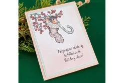 House-Mouse Sweet as Pumpkin Pie Cling Rubber Stamp Set