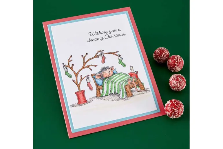 House-Mouse Sweet Twist Cling Rubber Stamp Set