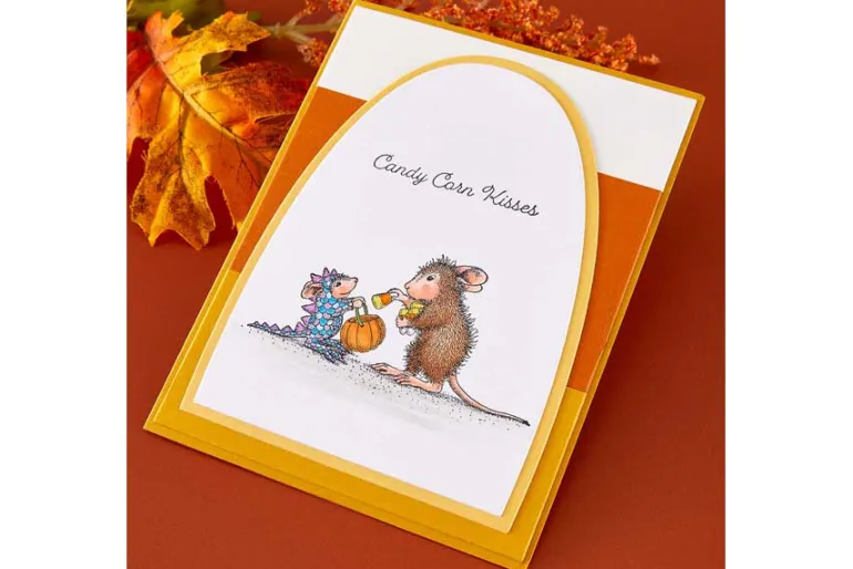 House-Mouse Sweet Twist Cling Rubber Stamp Set
