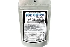 Ice Chips Licorice Xylitol Candy 2oz Pouch