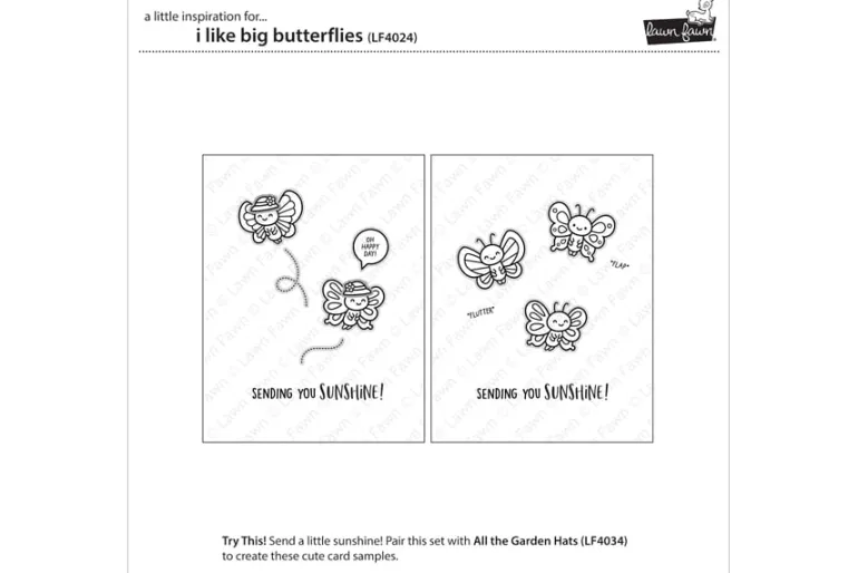 I Like Big Butterflies Stamps