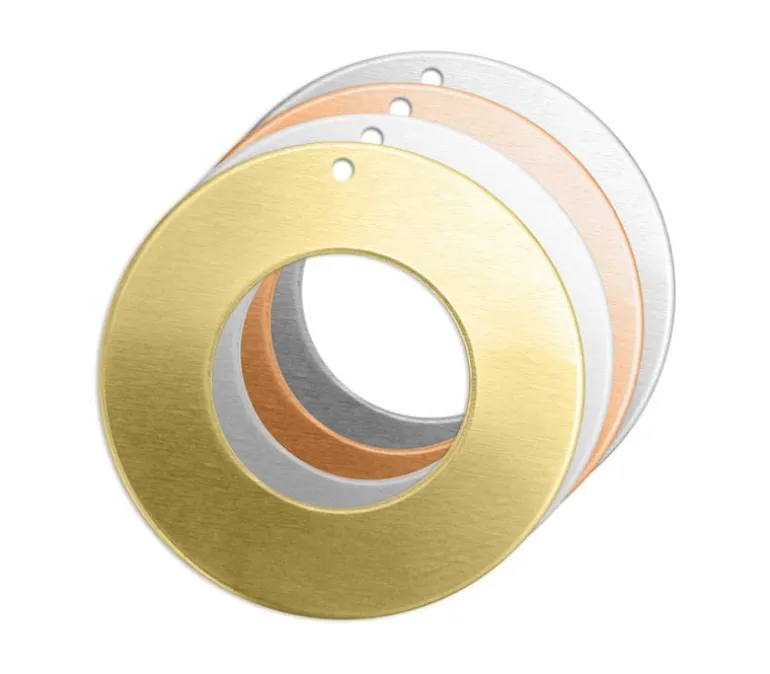 ImpressArt Washer with Hole Stamping Blank – Aluminum
