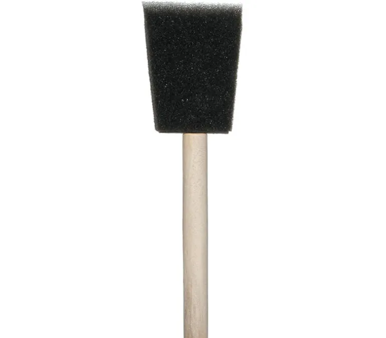 2 Inch Foam Sponge Brush Set – Disposable Craft Paint Brushes 3 Piece