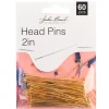 2-inch Head Pins 20GA – Gold 60pcs
