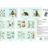 36-inch x 58-inch Cut Fabric Panel – Sweet Melody Critter Count Digital Cuddle Soft Book