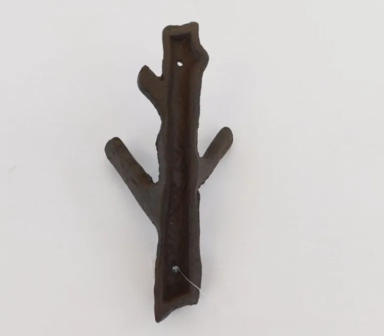 Iron Hook with Tree Branches