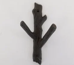 Iron Hook with Tree Branches