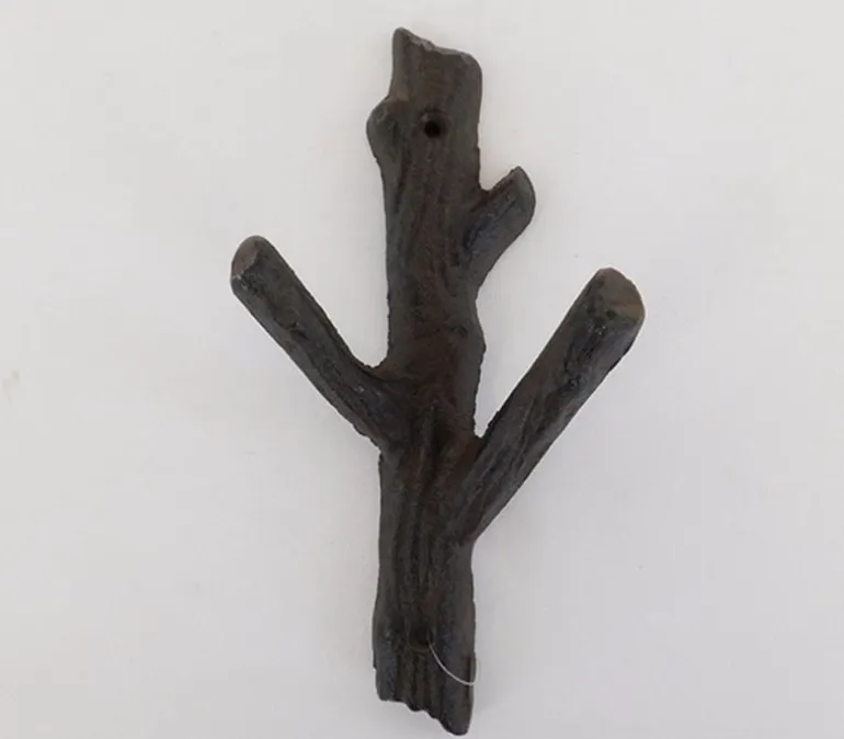 Iron Hook with Tree Branches