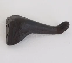 Iron Mini Furniture Leg in Brown Rust Finish – Small