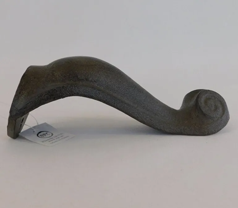 Iron Mini Furniture Leg in Brown Rust Finish – Large