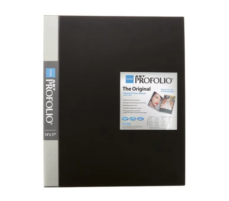Itoya Art Profolio Black – 14-inch x 17 inch