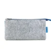Itoya Midtown Pouch – 5 x 9 inch – Grey and Blue