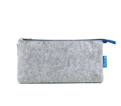 Itoya Midtown Pouch – 5 x 9 inch – Grey and Blue