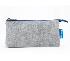 Itoya Midtown Pouch – 4 x 7 inch – Grey and Blue