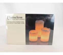 Ivory LED Candle Set – 5 Piece