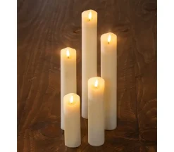 Ivory LED Candle Set – 5 Piece
