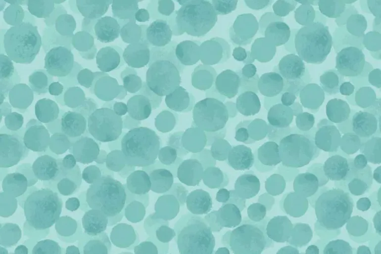 Jardin d’Hiver Flannel Bumbleberry Texture in Frozen Teal