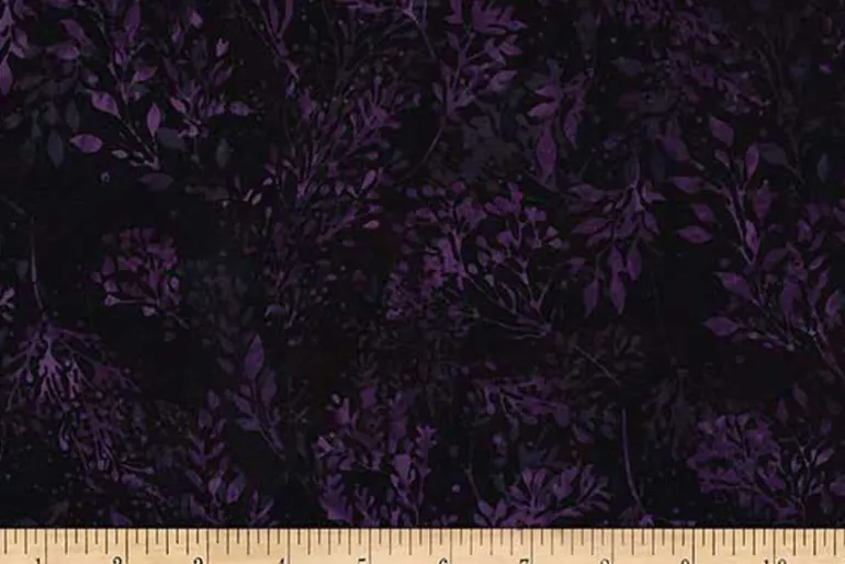Jewel Batiks Branches Deep Amethyst Purple