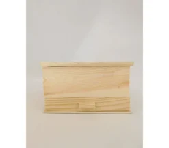 Jewelry Box With Mirror Divider and Small Drawer
