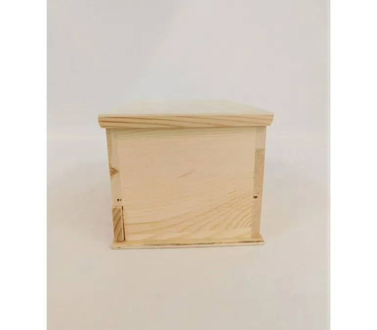 Jewelry Box With Mirror Divider and Small Drawer