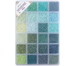 John Bead Polymer Clay Bead Box – Assorted Color Bead Kit