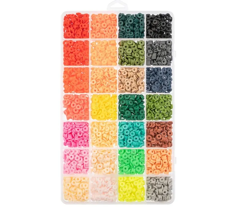 John Bead Seed Bead Box 8/0 – 24 Colors – Metals