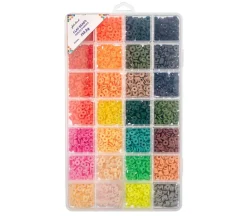 John Bead Seed Bead Box 8/0 – 24 Colors – Metals