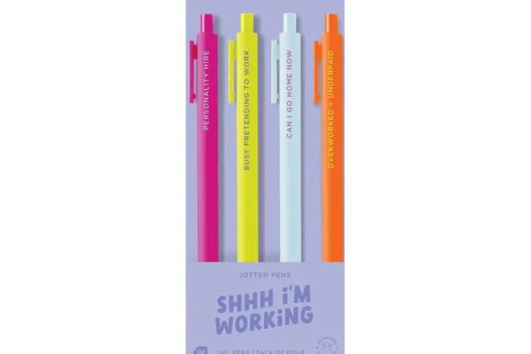 Jotter Pen – Neon Coral
