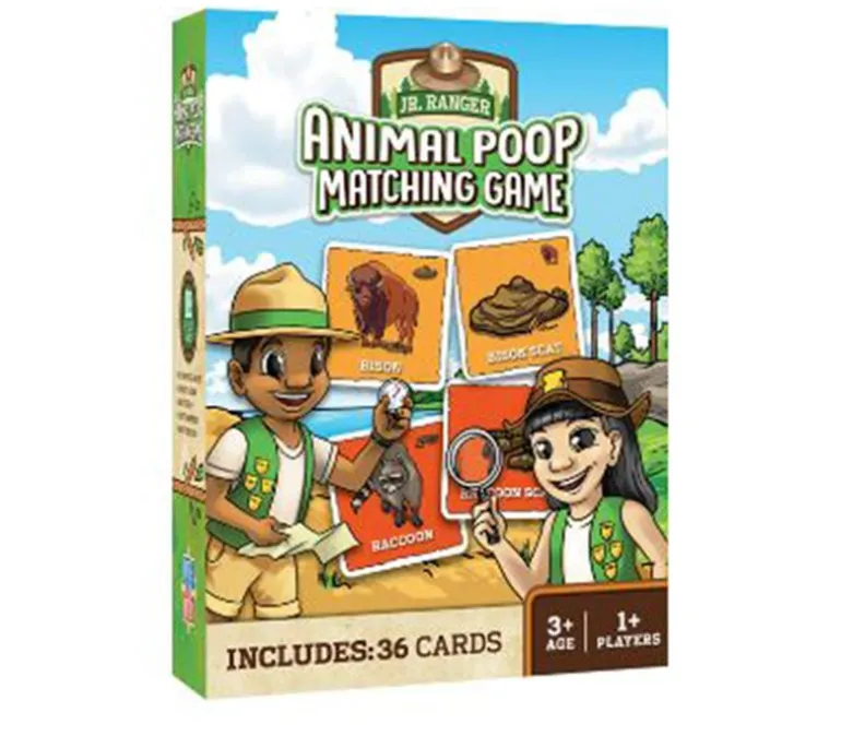 Jr Ranger Animal Poop Matching Game National Parks