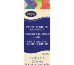Jumbo Rick Rack Canary 5/8-inch x 2.5-yards 117402086