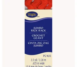Jumbo Rick Rack Orange 5/8-inch x 2.5-yards 117402058