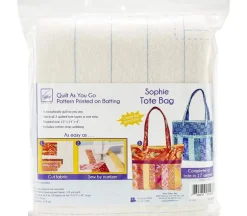 June Tailor Quilt As You Go Batting Pattern – Sophie Tote Bag