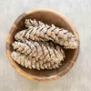 Kalalou Bag of Frosted Pine Cones – 6 Cones