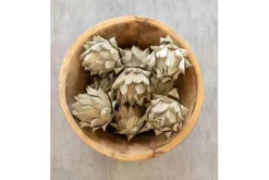 Kalalou Bag of Frosted Pine Cones – 6 Cones