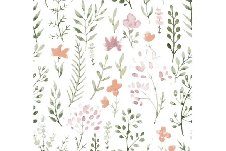 Kate Ward Thacker Watercolor Meadow Flannel