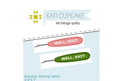 Kati Cupcake Quilty Instructions Sew in Labels 3 count