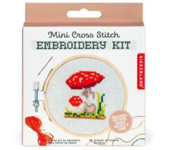 Kidoki Mini Mushroom Cross Stitch Embroidery Kit