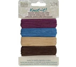 Knot It! Waxed Brazilian Cord 4 Colors (view colors)