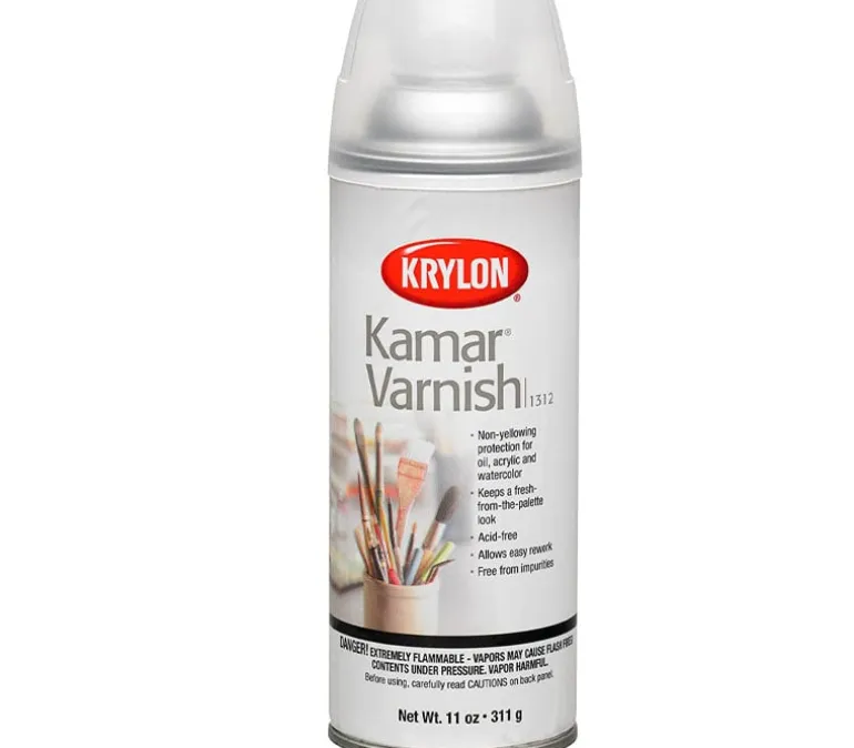 Krylon Kamar Varnish Spray – Matte