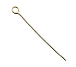 18kt Gold Plated Eye Pins 21-gauge – 42-piece