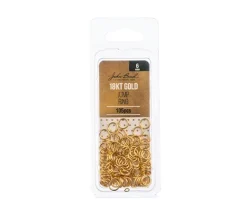 18kt Gold Plated 6×0.7mm Jump Rings 21 Gauge – 105-Piece