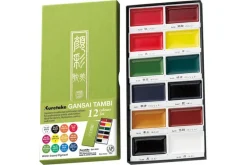 Kuretake Gansai Tambi 6 Gem Color Set